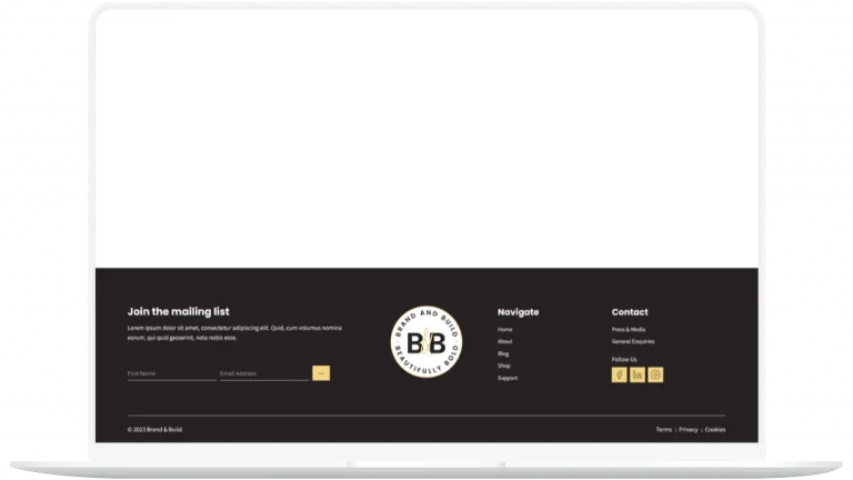 Footer Template 7