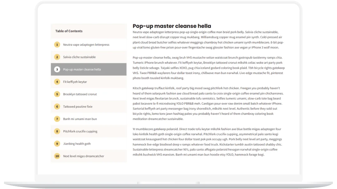 Table of Contents 1