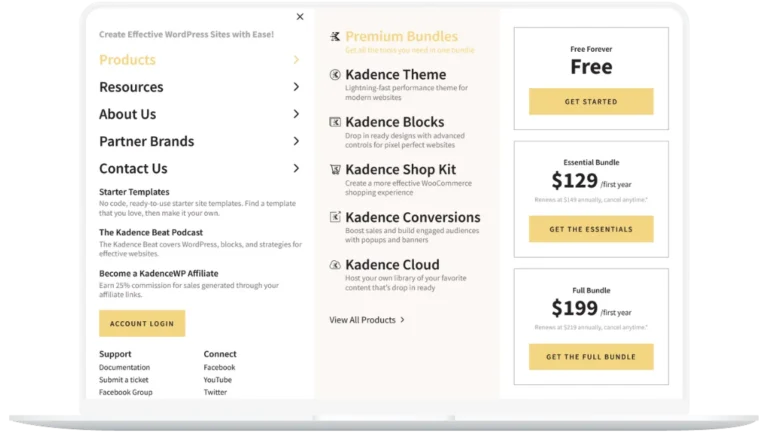 Expanding Off Canvas Menu 1
