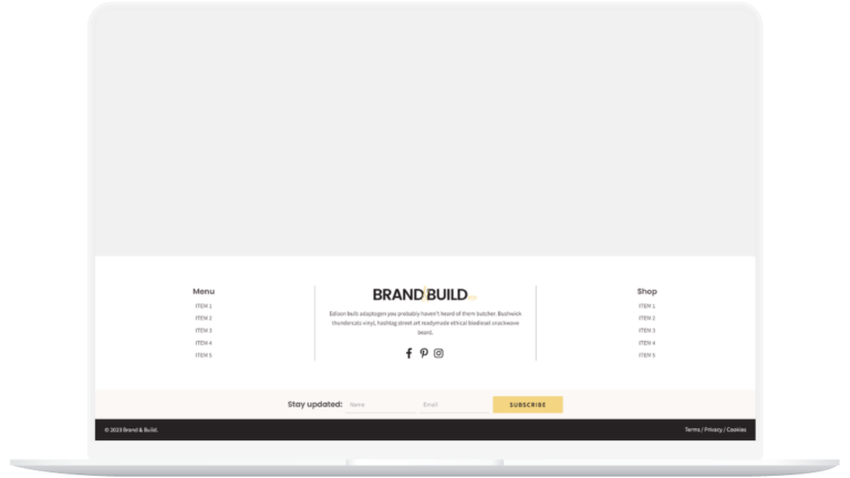 Footer Template 2