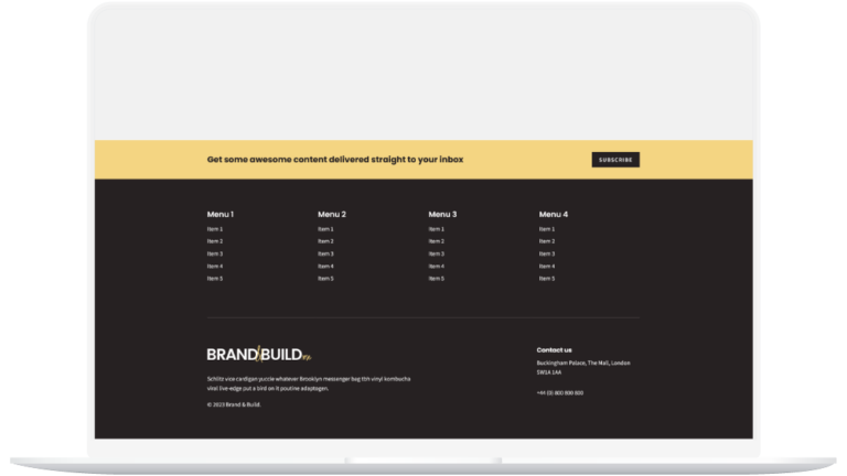 Footer Template 3