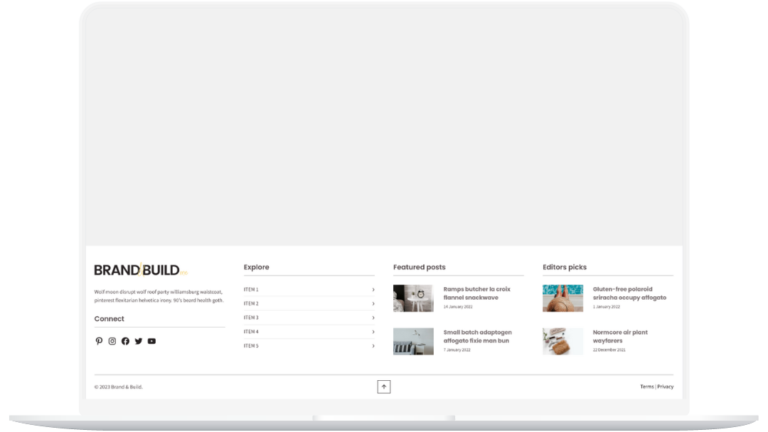 Footer Template 5