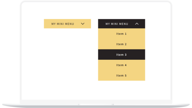 Mini Accordion Menu 1