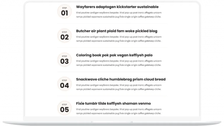 Numbered List 3