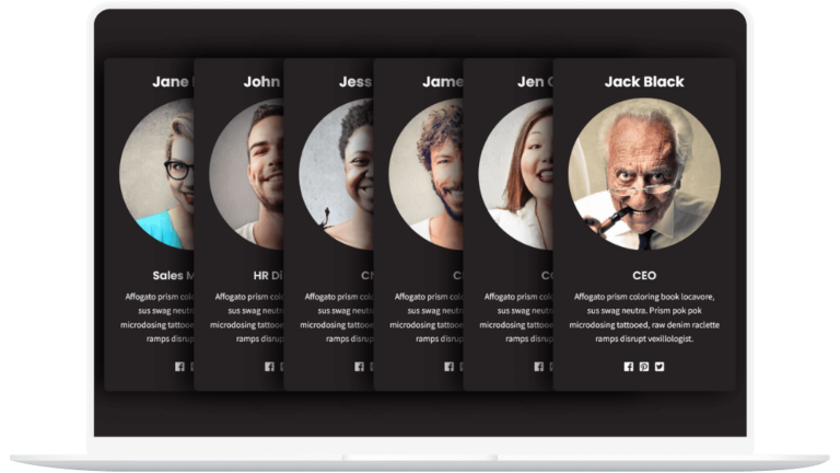 Overlapping Animated Cards 1