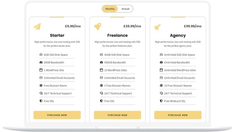Pricing Tables 2