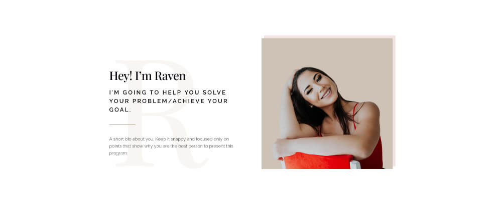 Raven child theme for Kadence